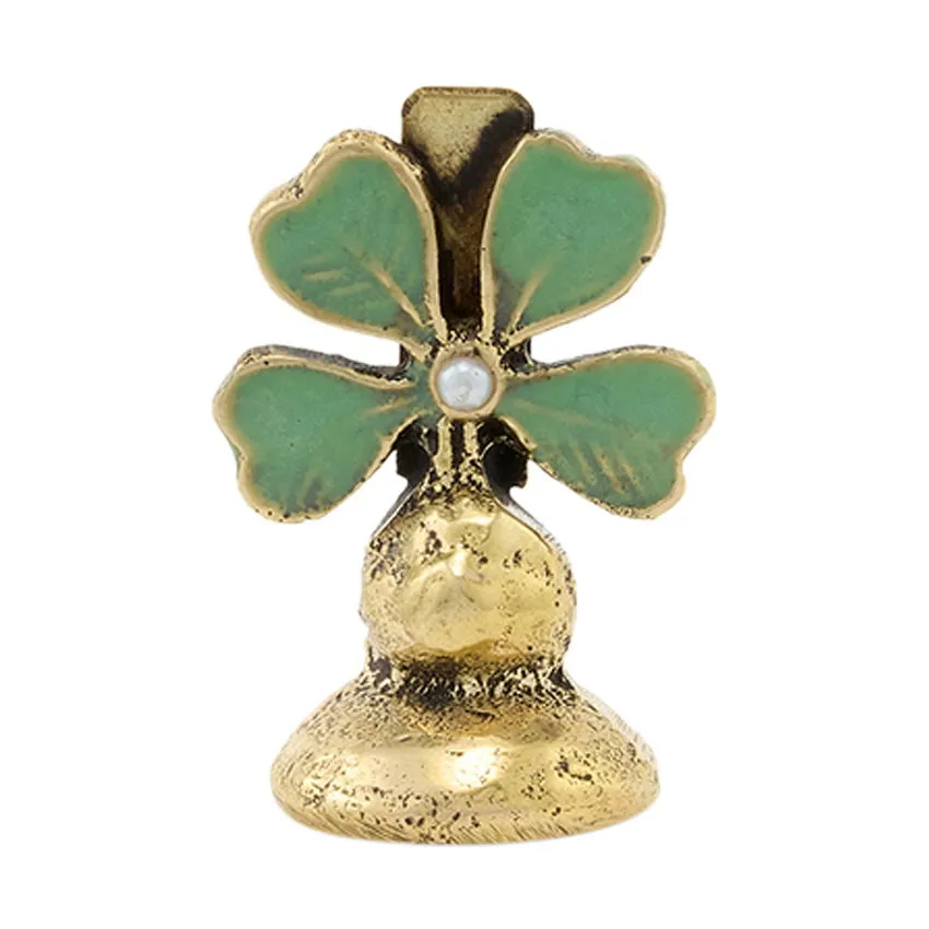Doing Goods Lucky Clover Card Holder - Green