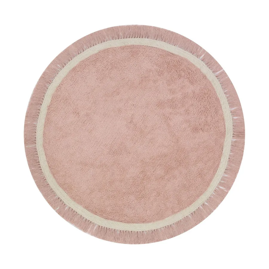 Tapis Petit Teppich – Rosa – 130 x 130 cm – Pink