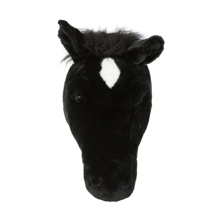 Wild & Soft Paard Peter Dierenkop Zwart