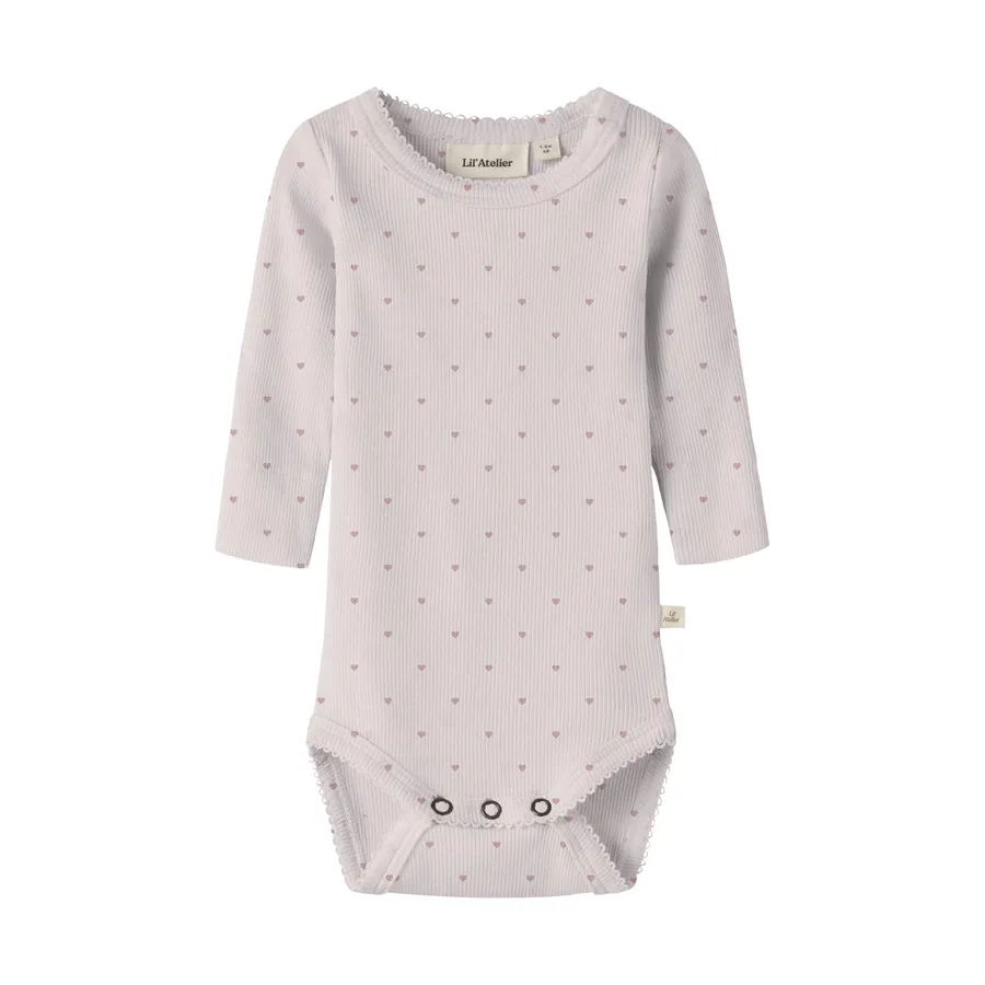 Lil Atelier Heart Body - Hushed Violet