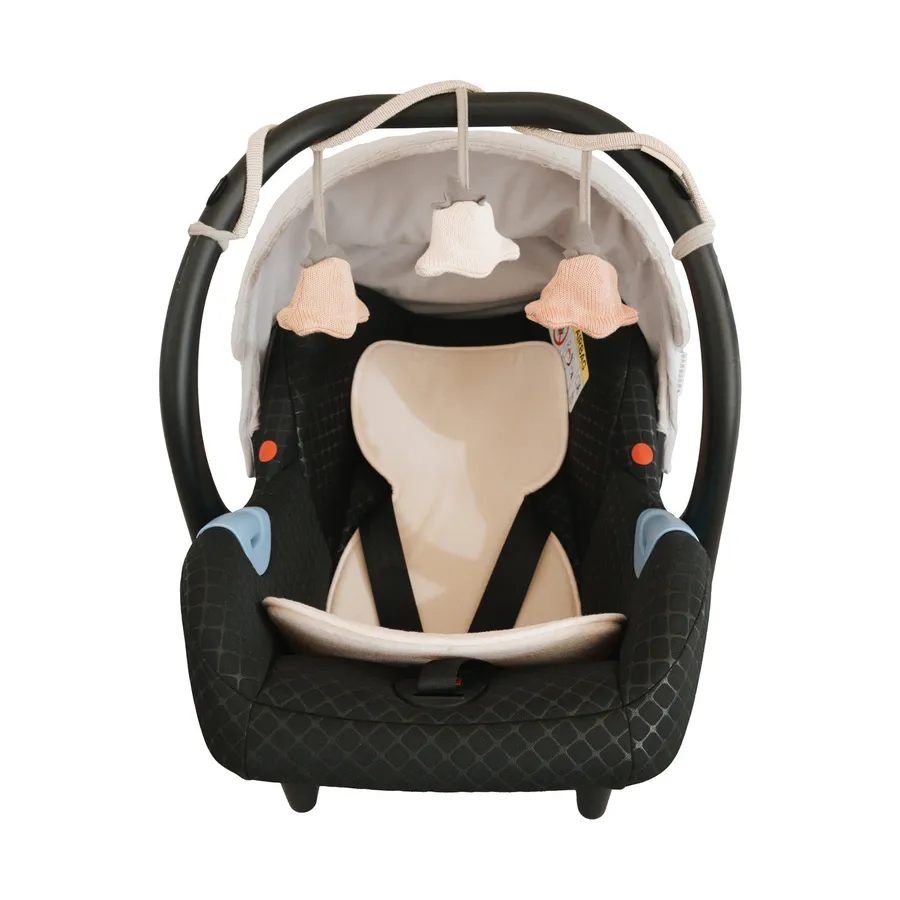 Bamboom Kinderwagenkette Tulips - Pink