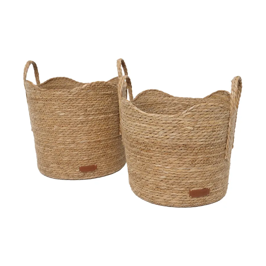 KidsDepot Korb - Kiara - 2er Set - Natural