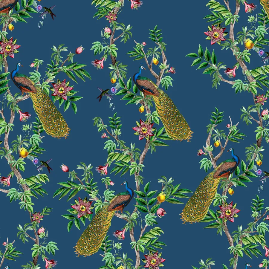 Creative Lab Amsterdam Passion Peacock Tapete 
