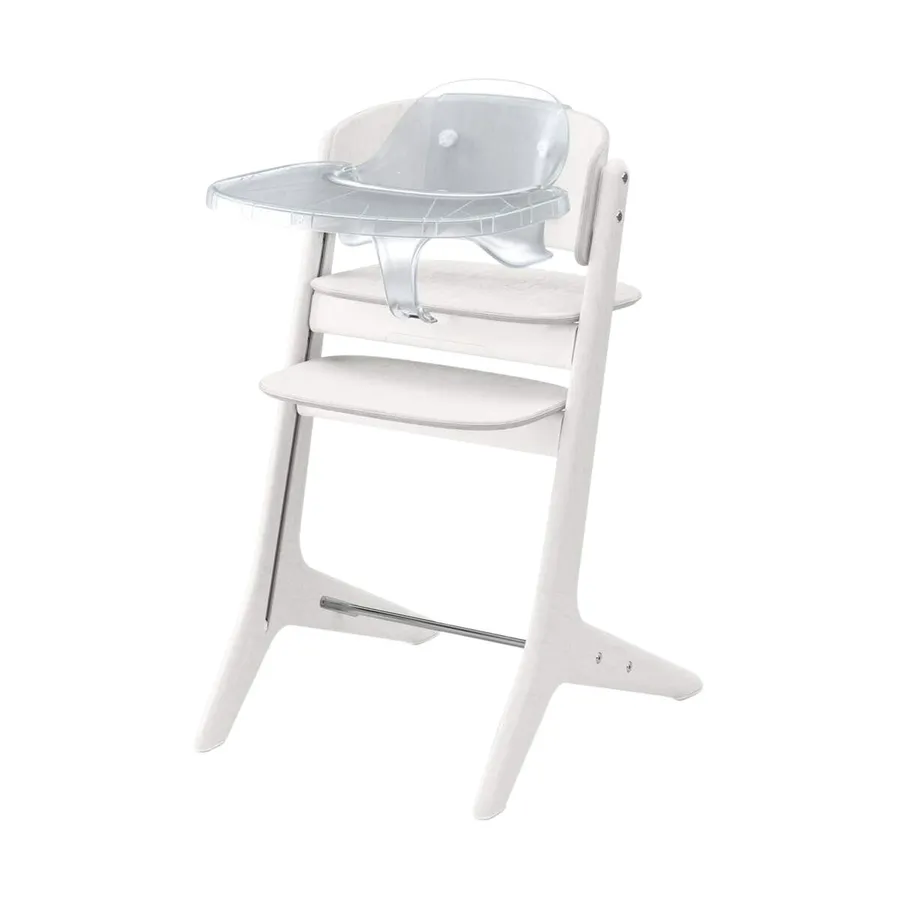 Cybex Hochstuhl – Lemo Platinum 3-in-1-Set - White Wood/White 