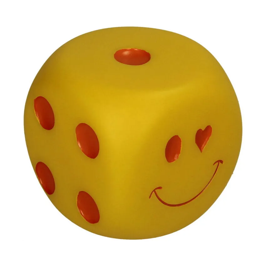 Kersten Ornament Würfel Smiley LED