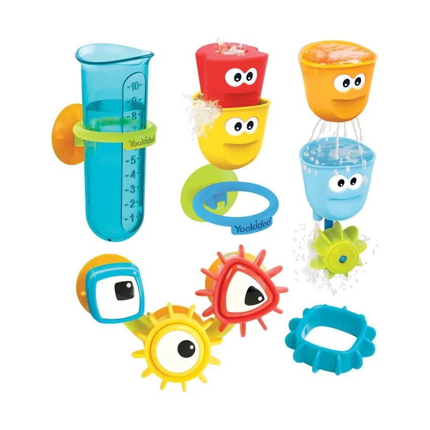 Yookidoo Badespielzeug - Cups 'N' Gears Water Set