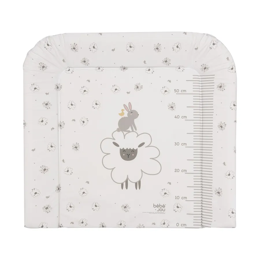 Bebe-Jou Wickelunterlage - Tiny Sheep - 72 x 77 cm