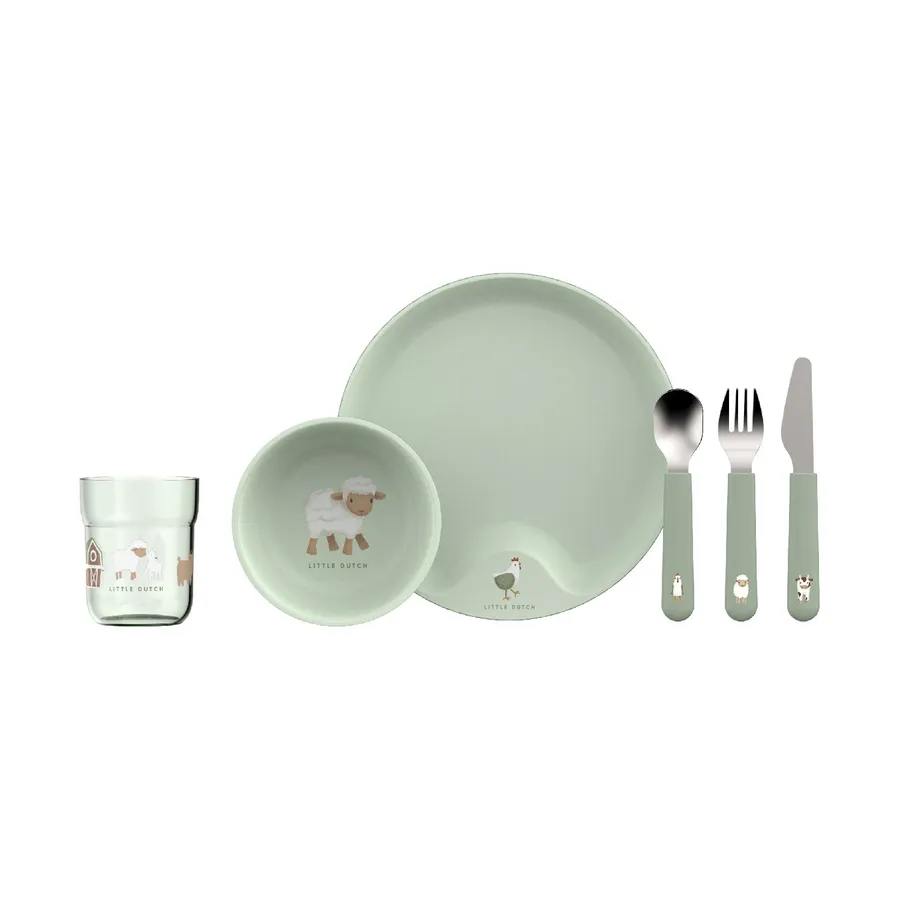Mepal Kindergeschirr-Set Mio - 6-teilig