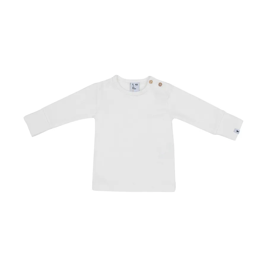 Klein Baby Shirt Ripp - Natural White
