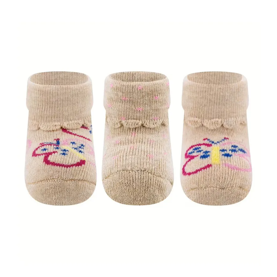 Ewers Babysocken Schmetterling - 3-Pack