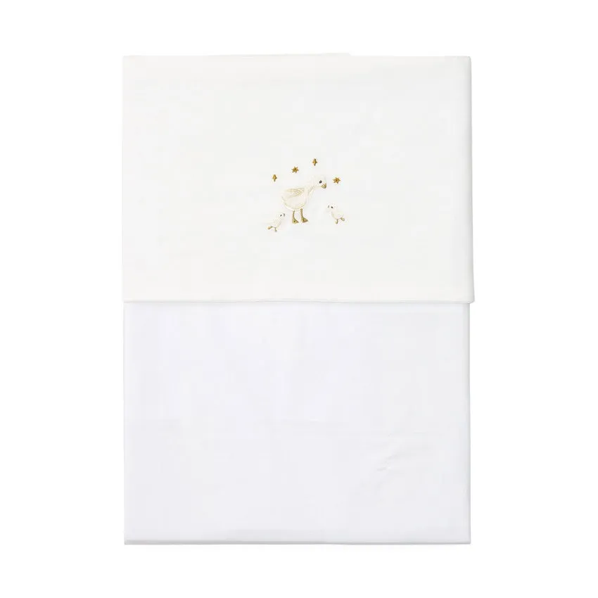 Little Dutch Little Goose Besticktes Babylaken – 70 x 100 cm