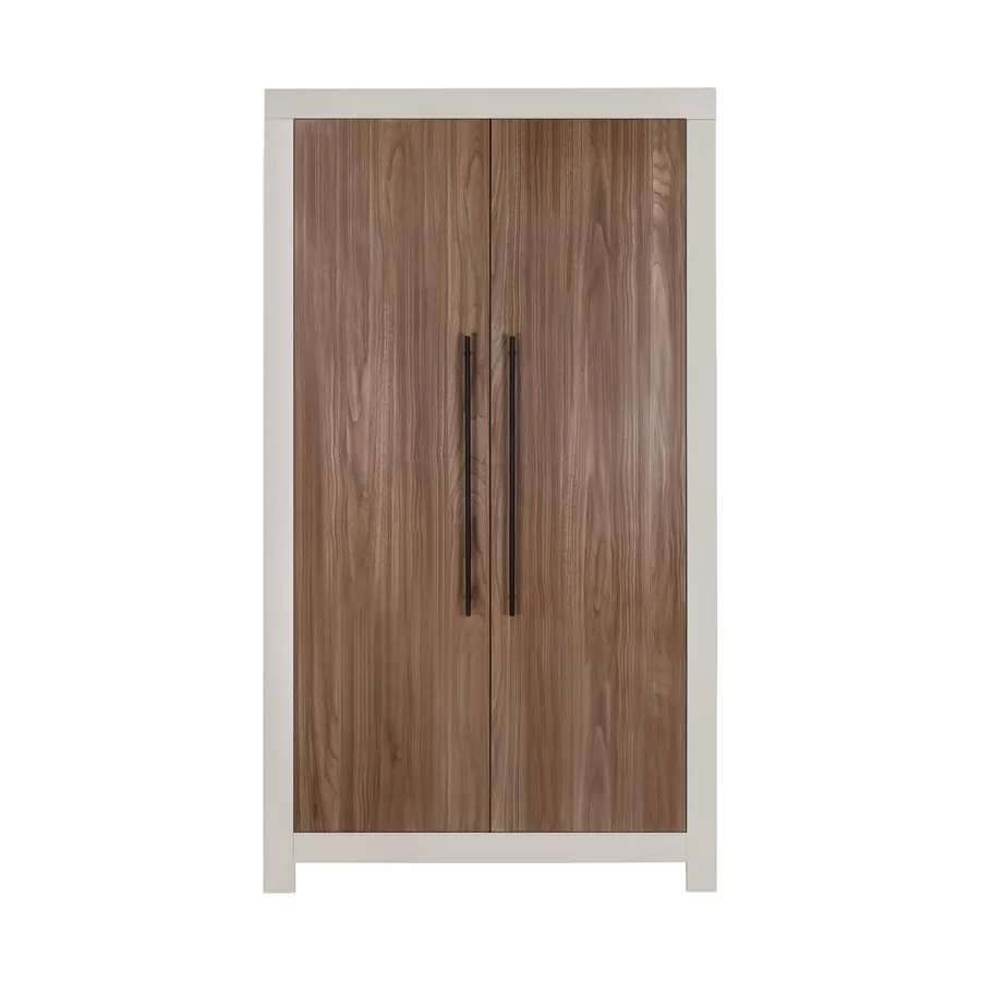 Europe Baby Vittoria III Kleiderschrank 2-türig – Cashmere / Walnut