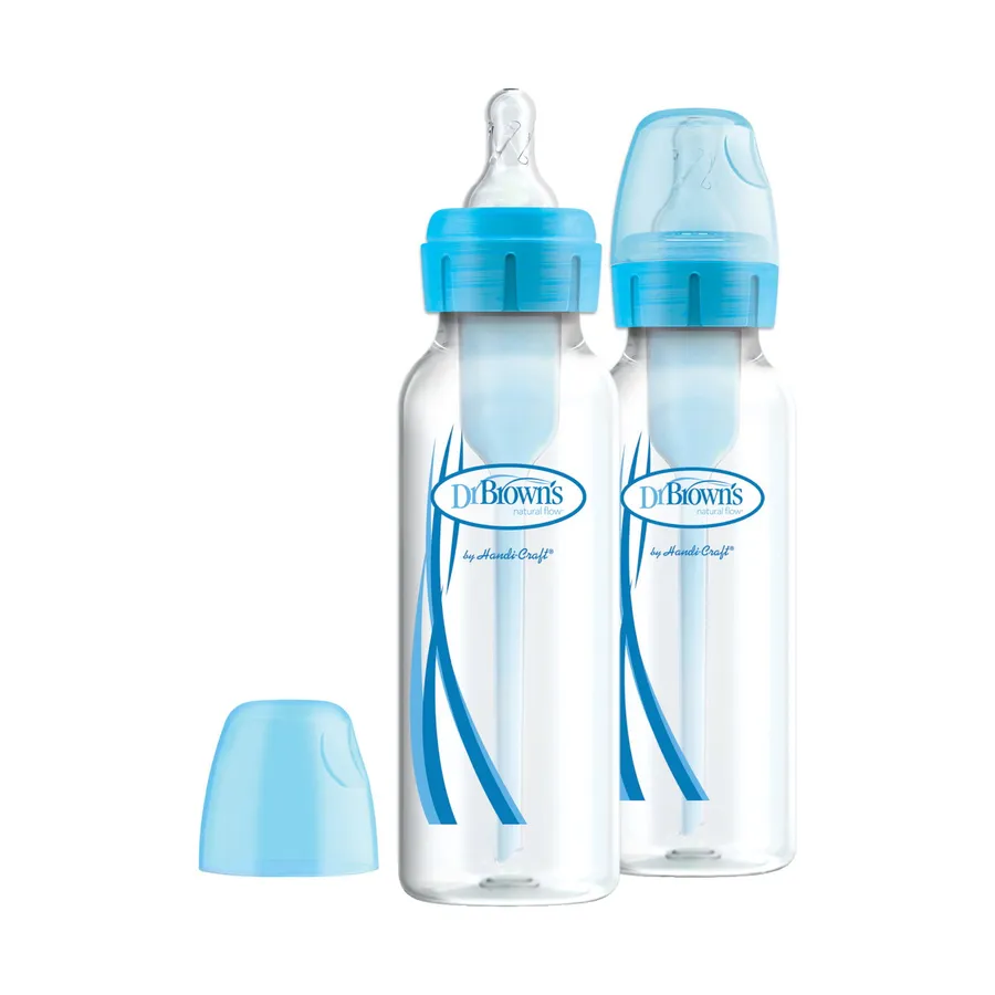 Dr. Brown's Options+ Anti-Kolik Standardhalsflasche 250 ml Blau 2St.