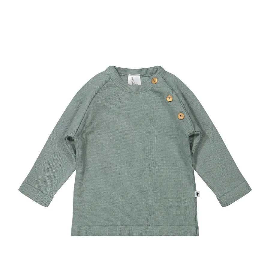 Klein Baby T-Shirt - Langarm -  Stone Green