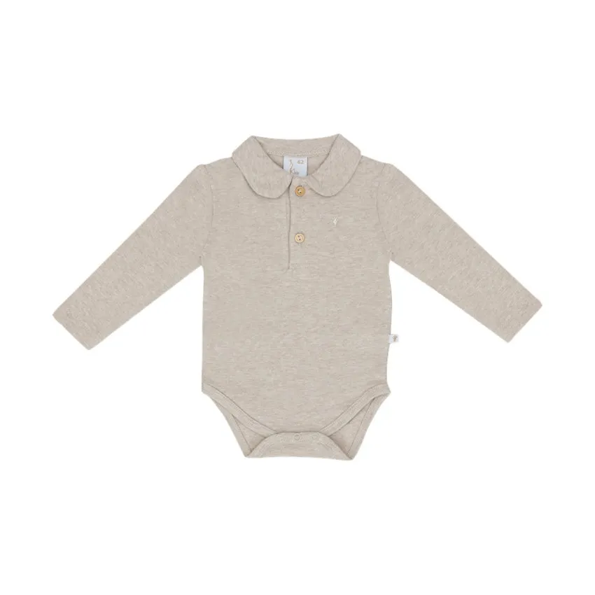 Klein Baby Polo Body - Beige Melange