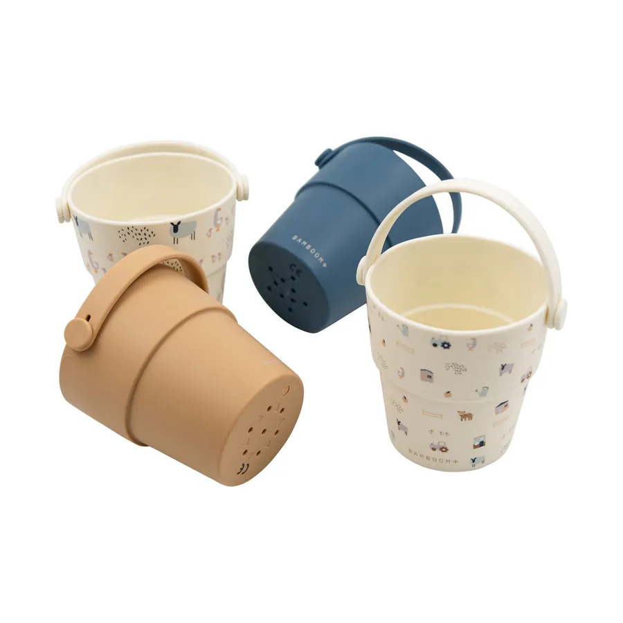 Bamboom Eimer – 4er Set