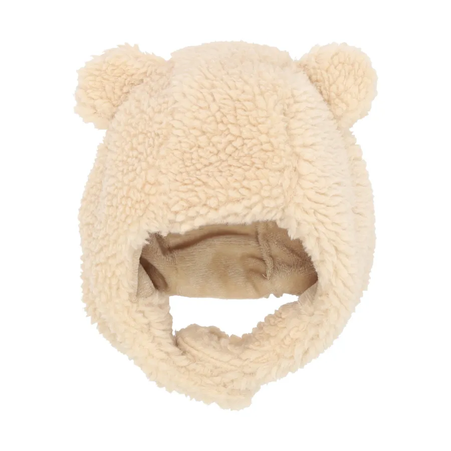 Puck Mütze - Teddy Sand
