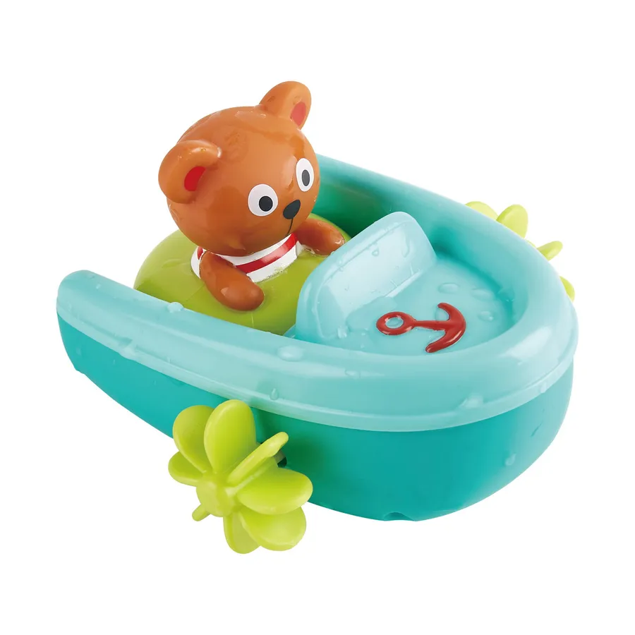 Hape Badespielzeug - Tubing Pull-back Boat