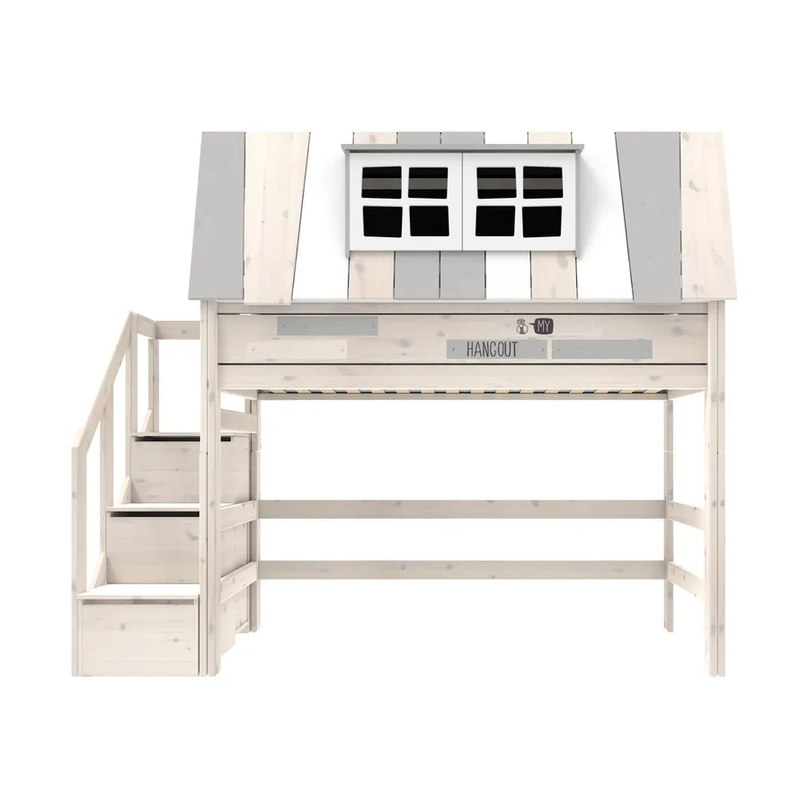 LIFETIME Kidsrooms Hochbett – My Hangout – 90 x 200 cm