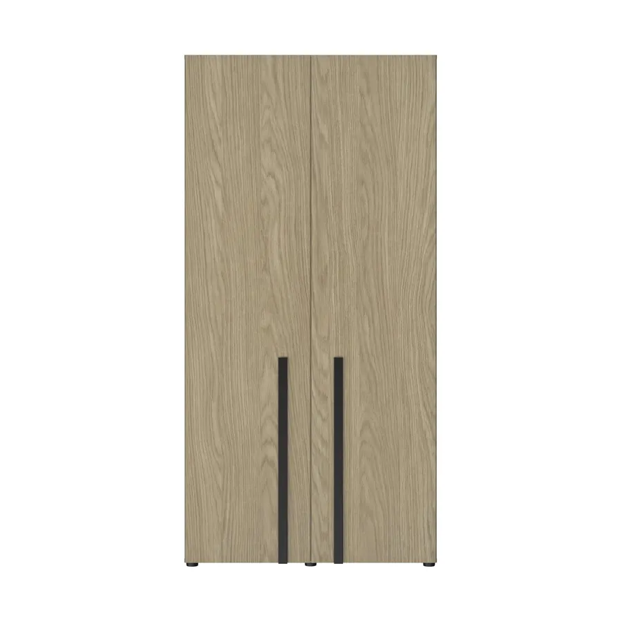 Gami Nael Kleiderschrank - Rookwood Eiche - 2-Türig
