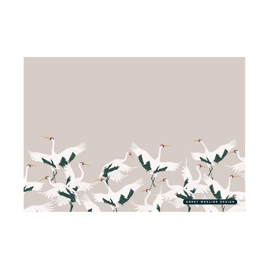 Annet Weelink Design Stork Matte Tapete – 400 x 280 cm – Nude