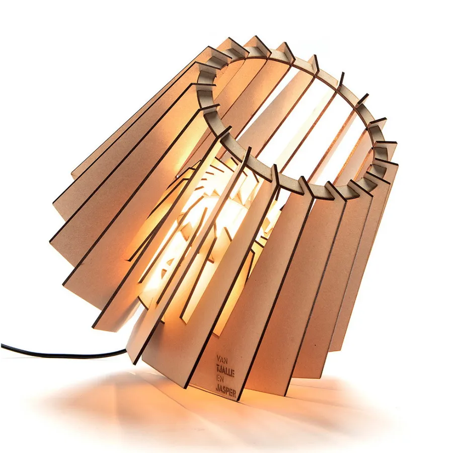 Van Tjalle en Jasper Mini-Spot Tischlampe - Natur