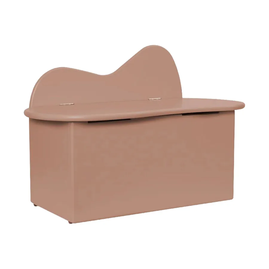 Ferm Living Aufbewahrungsbank - Slope Storage Bench - Rose