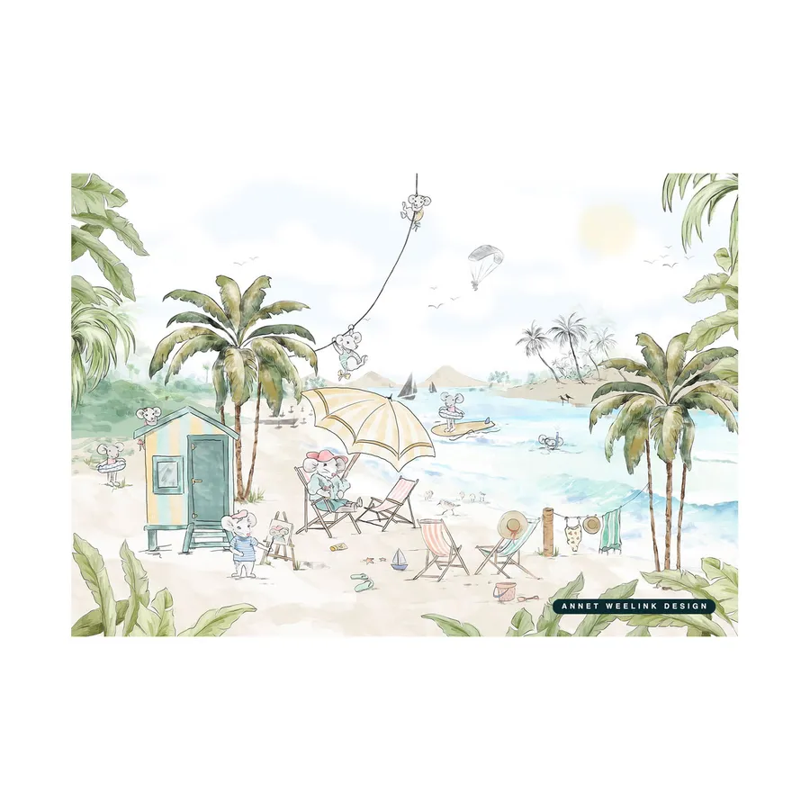 Annet Weelink Design Playa Textiltapete 