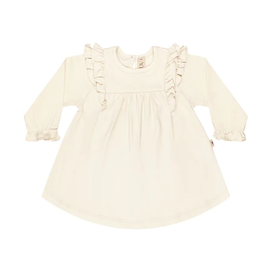 UAUA Angel Wings Kleid Lange Ärmel - Crema