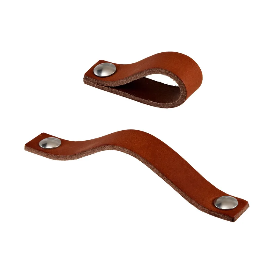 LIFETIME Kidsrooms Griff aus robustem Leder, Cognac
