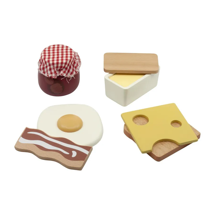 Sebra Holz-Frühstücksset