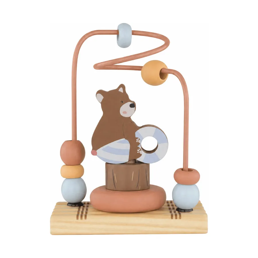 Baby Bello auf dem Floß – Perlenlabyrinth