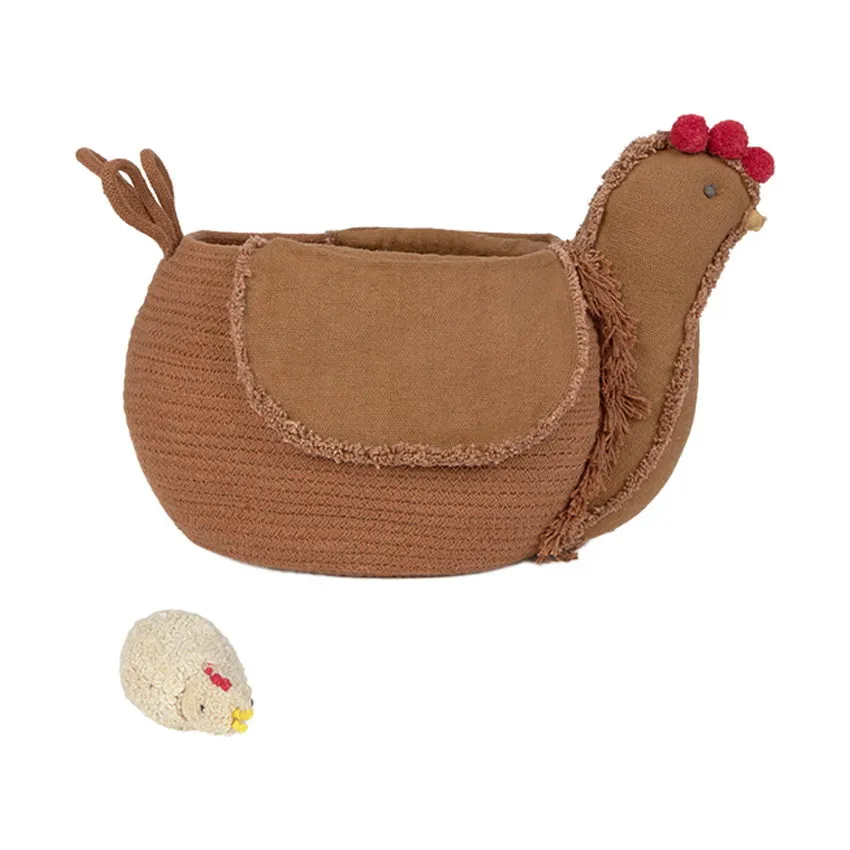 Lorena Canals Aufbewahrungskorb - Chicken - Toffee