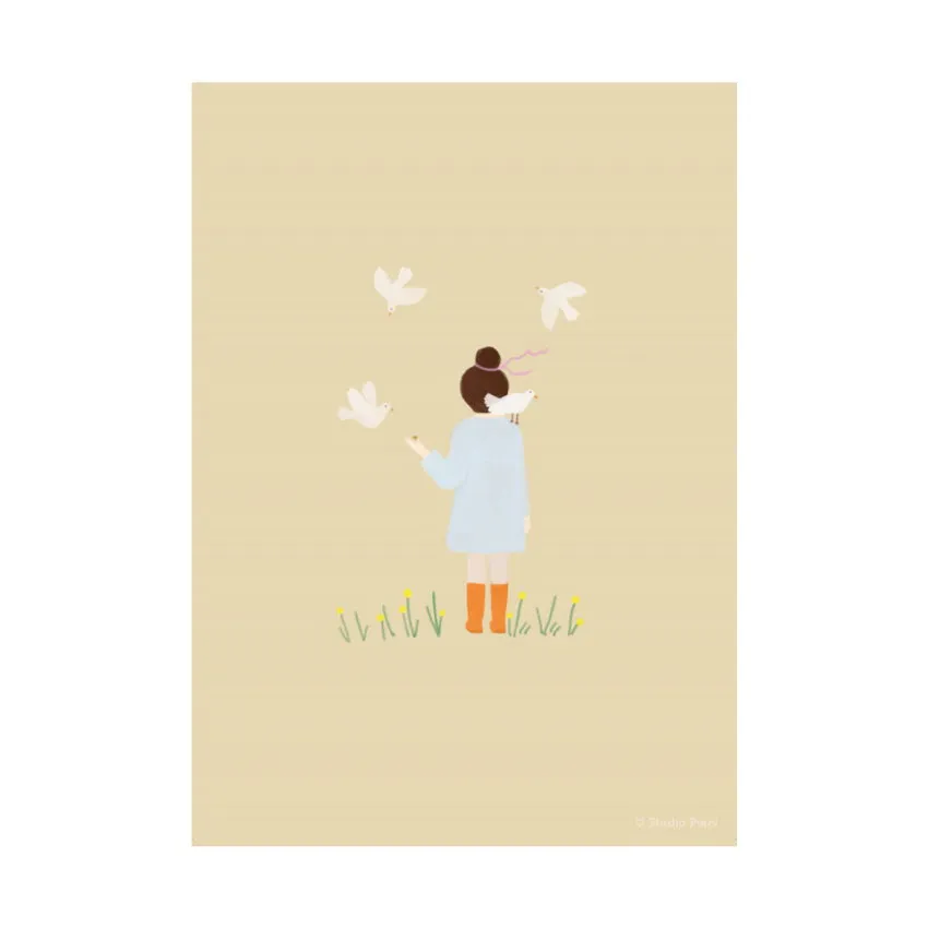 Studio Pieni Poster A4 - Taube