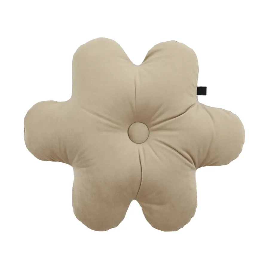 OS Velours Flower shape.35 round 04-Beige