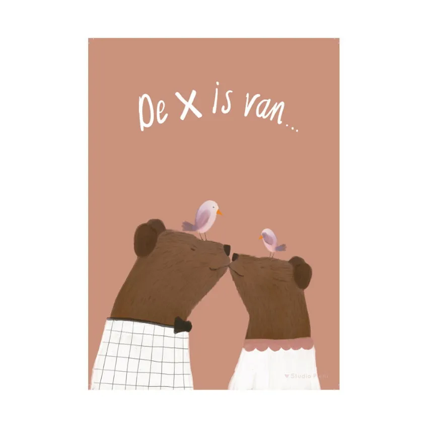 Studio Pieni Poster A3 - Kuss
