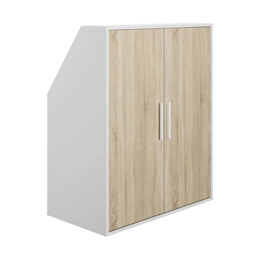Diagone Unterschrank für Dachschrägen, 2-türig