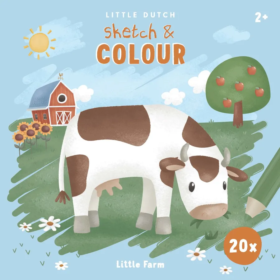 Little Dutch Little Farm Malbuch