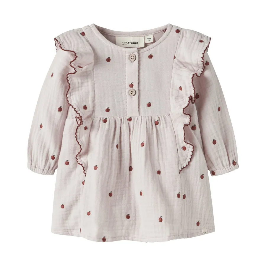 Lil Atelier Midikleid - Hushed Violet