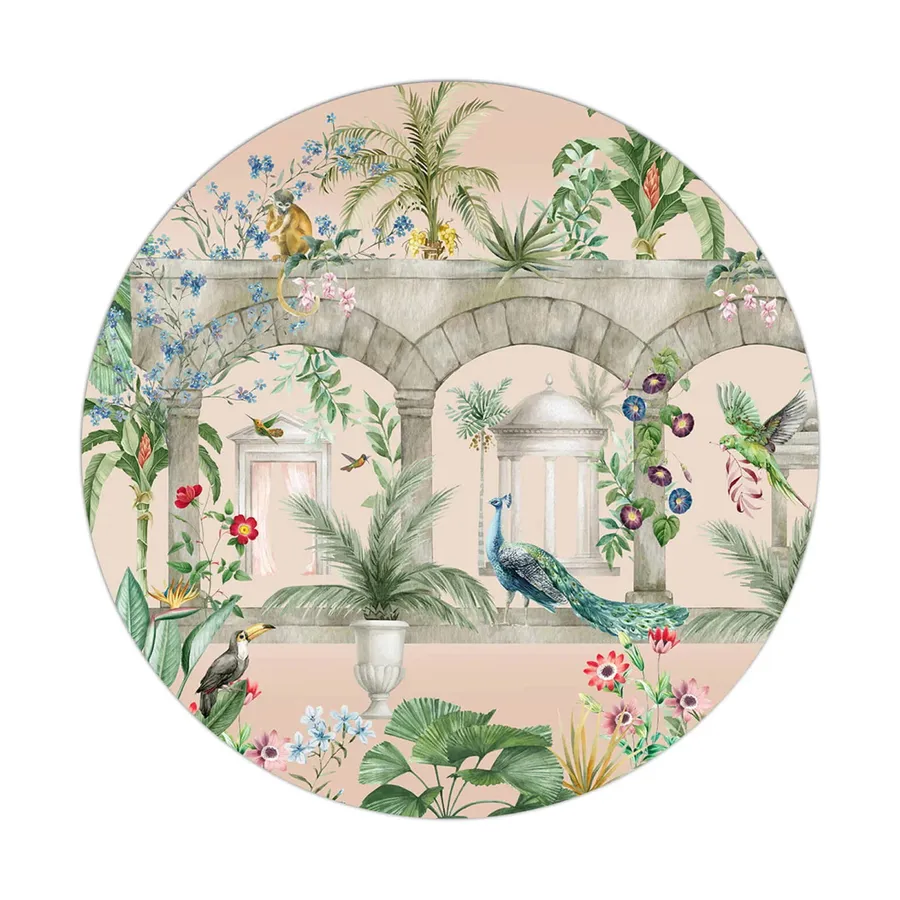 Creative Lab Amsterdam Floral Arches Tapetenkreis
