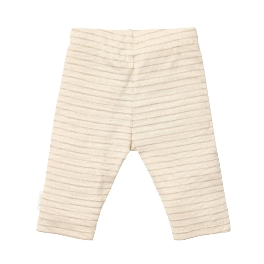 Little Dutch Leggings - Stripe - Soft Beige
