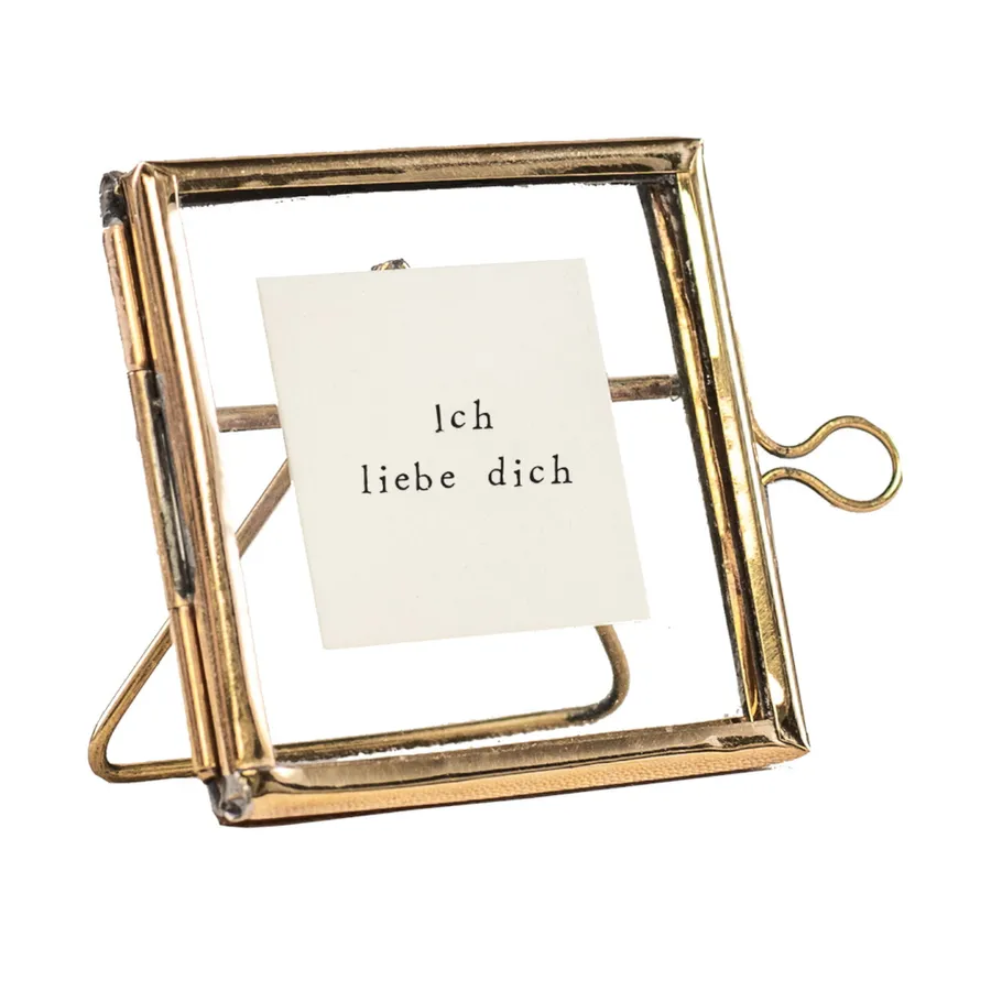 Ikpakjein Mini Rahmen Stehend - Ich Liebe Dich