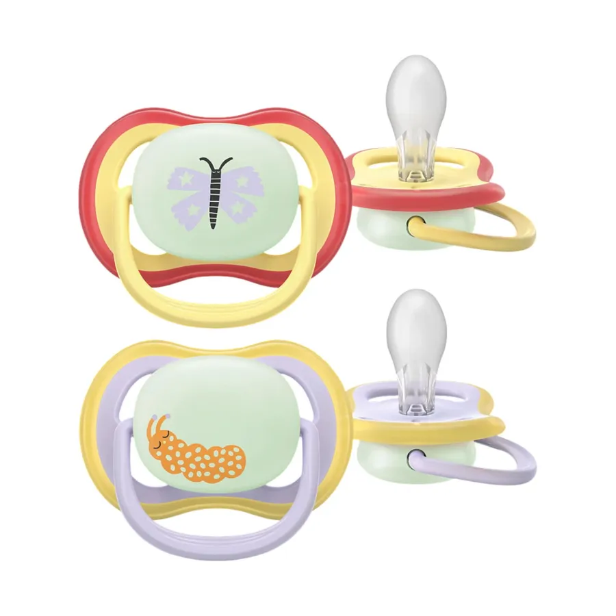 Philips Avent Schnuller - Ultra Air Nighttime - 0-6 Mte - Glow In The Dark