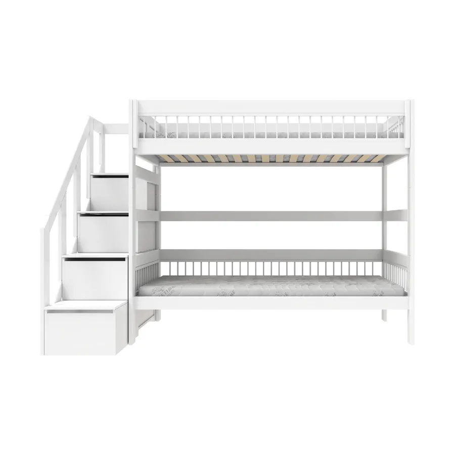 LifeTime Breeze Etagenbett – Treppenschrank – Rolllattenrost