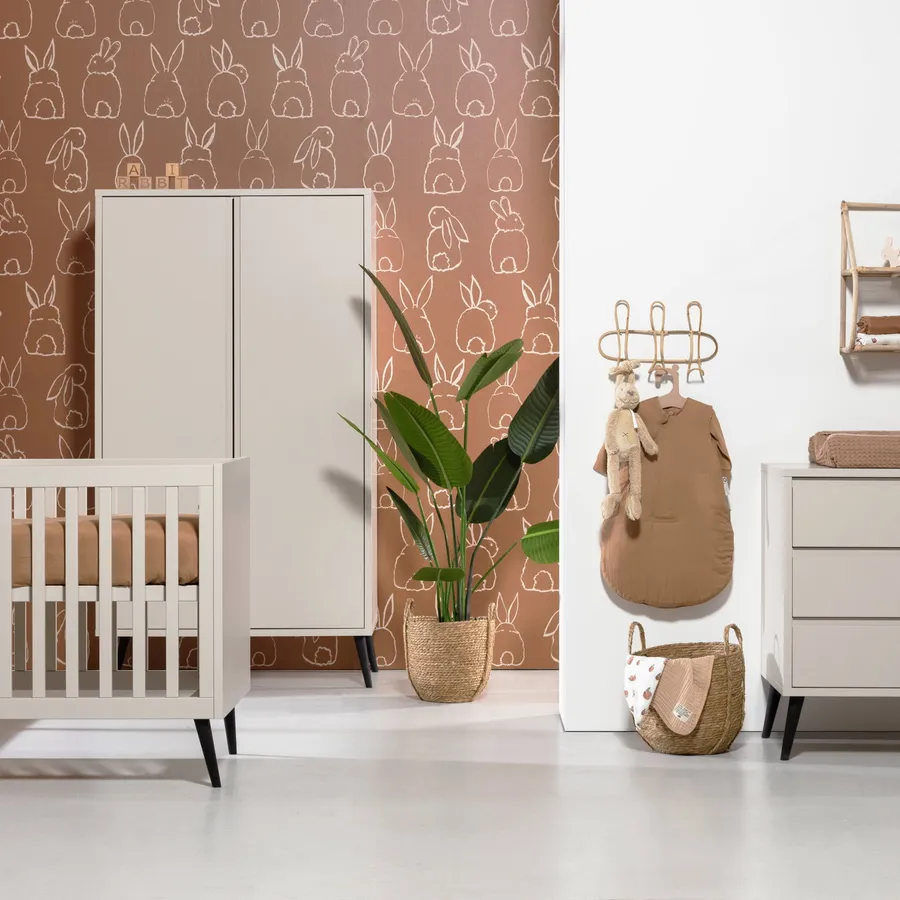 Europe Baby Sterre Babyzimmer Oatmeal / Schwarz