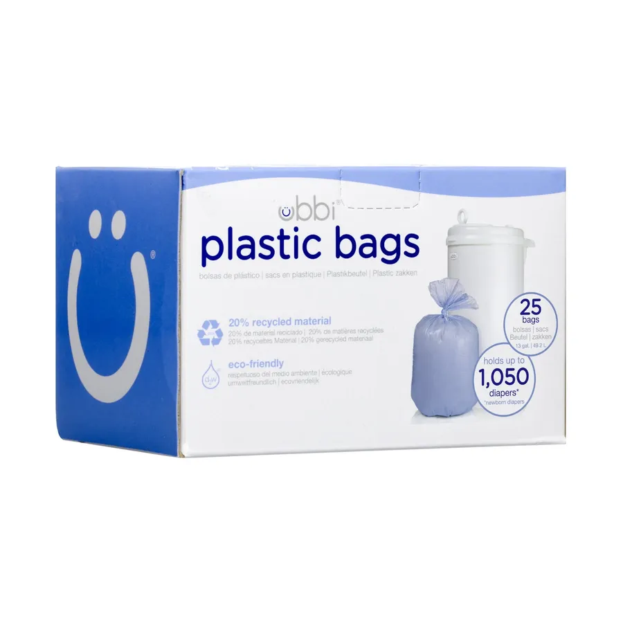 Ubbi Biologisch Abbaubare Beutel Windeleimer 3er-Pack