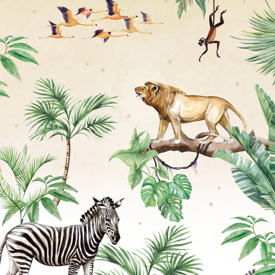 Creative Lab Amsterdam King of the Jungle Tapete
