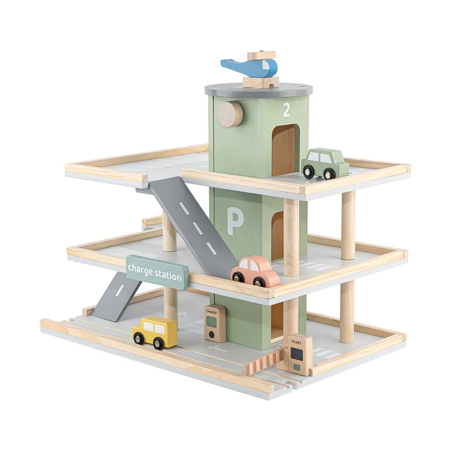 Babiem Spielgarage - Noah - Holz