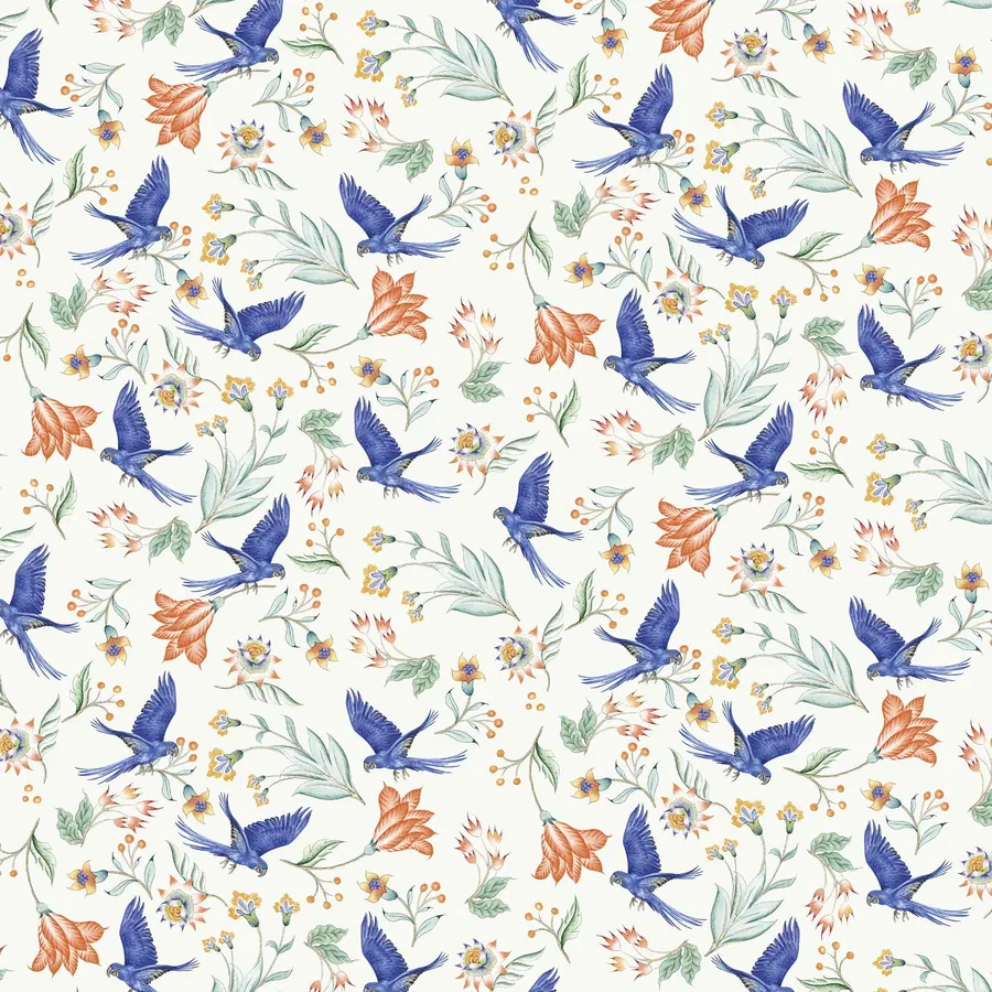 Creative Lab Amsterdam Paisley Parrot Tapete
