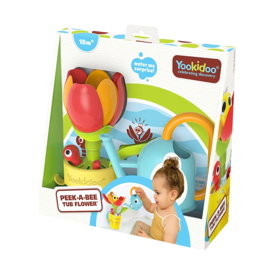 Yookidoo Badespielzeug - Peek-a-Bee Tub Flower